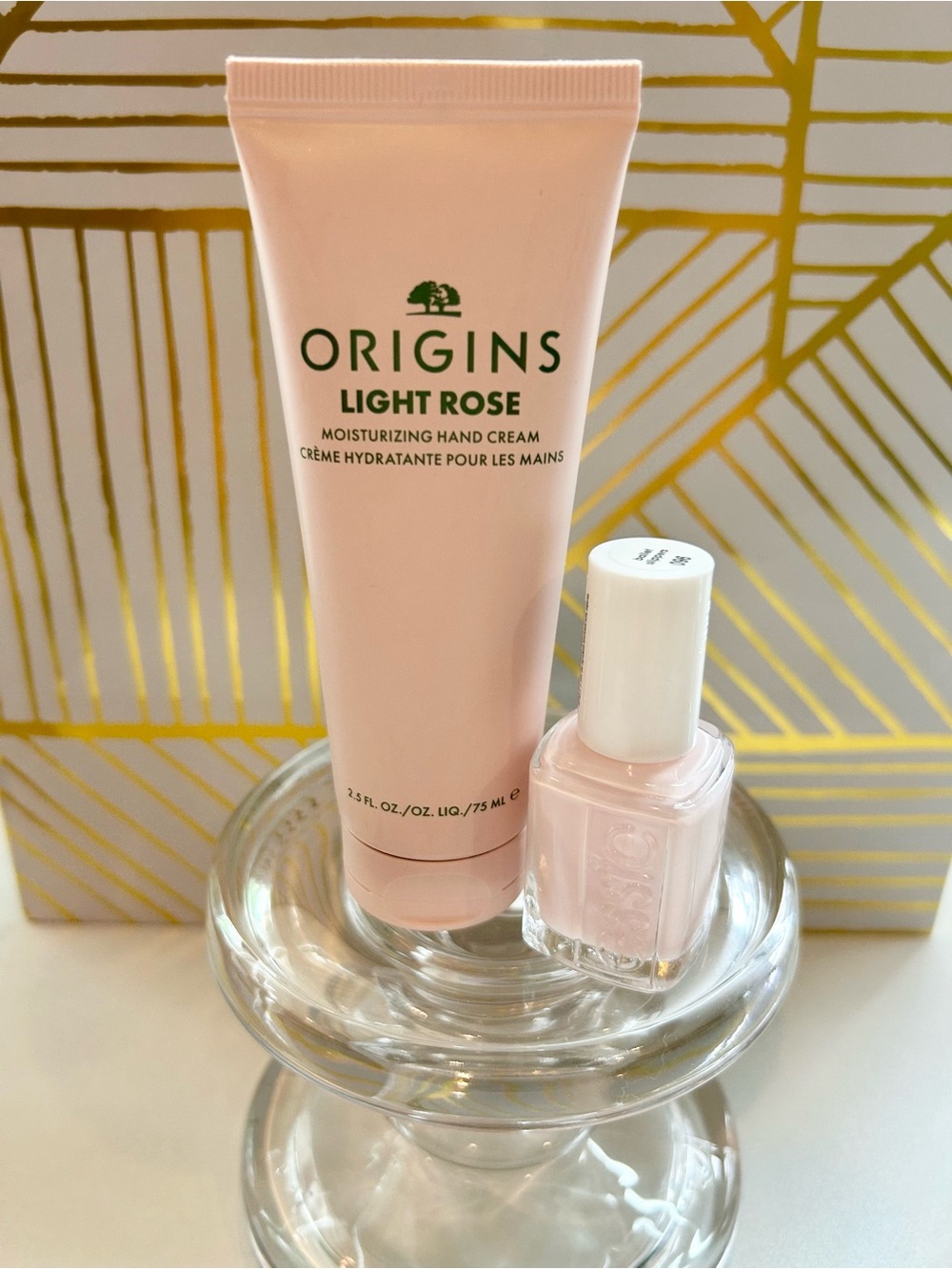🌹🤍 Origins Light Rose Hand Cream & Ballet Slippers Gift Set New 🤍🌹